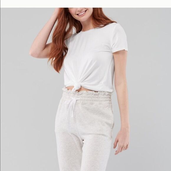 HOLLISTER EASY T- SHIRT WHITE (large) - Picture 1 of 7